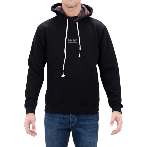 Gold Rush 78 Men’s Private Luxury Black Hoodie Sweatshirt Size XXL NWT - Picture 4 of 7